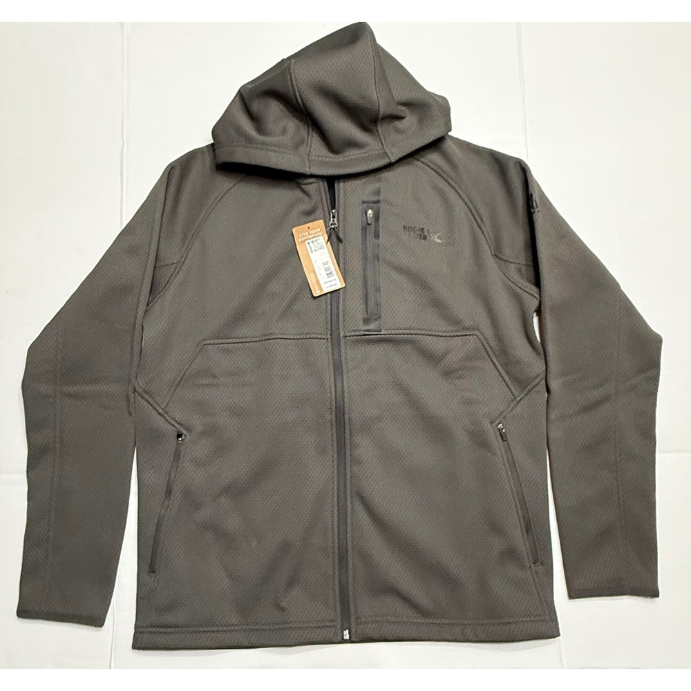 Eddie Bauer First Ascent Synthesis Thermal Zip‎ Hoodie Mens Medium Dark Gray NWT